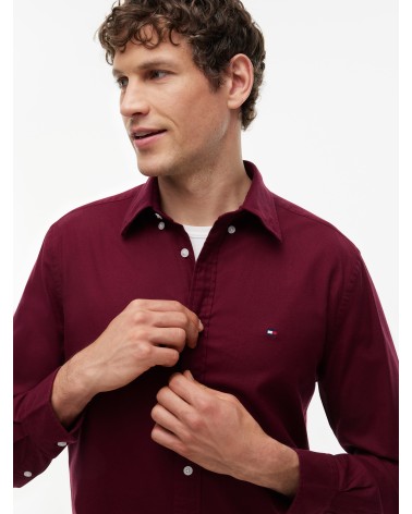 CAMISA LISA DE FRANELA CON ELÁSTICO TOMMY HILFIGER