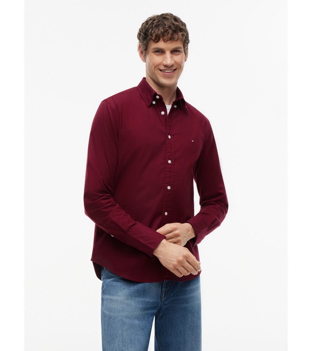 CAMISA LISA DE FRANELA CON ELÁSTICO TOMMY HILFIGER