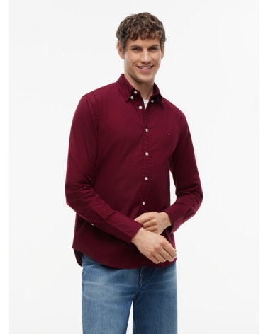 CAMISA LISA DE FRANELA CON ELÁSTICO TOMMY HILFIGER