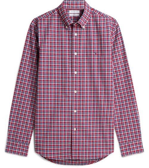CAMISA FLEX POPLIN DE CUADROS TOMMY HILFIGER