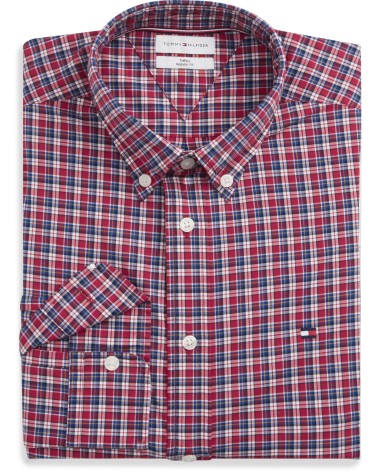 CAMISA FLEX POPLIN DE CUADROS TOMMY HILFIGER