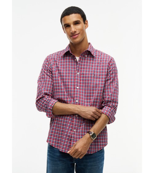 CAMISA FLEX POPLIN DE CUADROS TOMMY HILFIGER