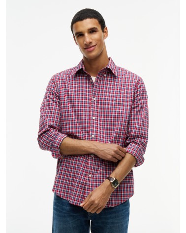 CAMISA FLEX POPLIN DE CUADROS TOMMY HILFIGER