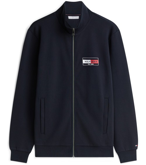 CHAQUETA DE FELPA CON CREMALLERA TOMMY HILFIGER