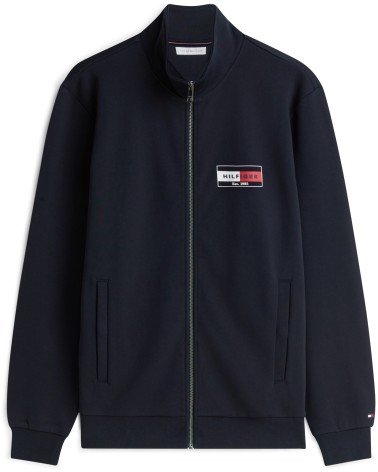 CHAQUETA DE FELPA CON CREMALLERA TOMMY HILFIGER