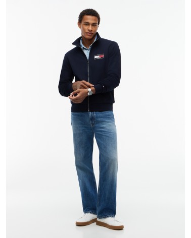 CHAQUETA DE FELPA CON CREMALLERA TOMMY HILFIGER
