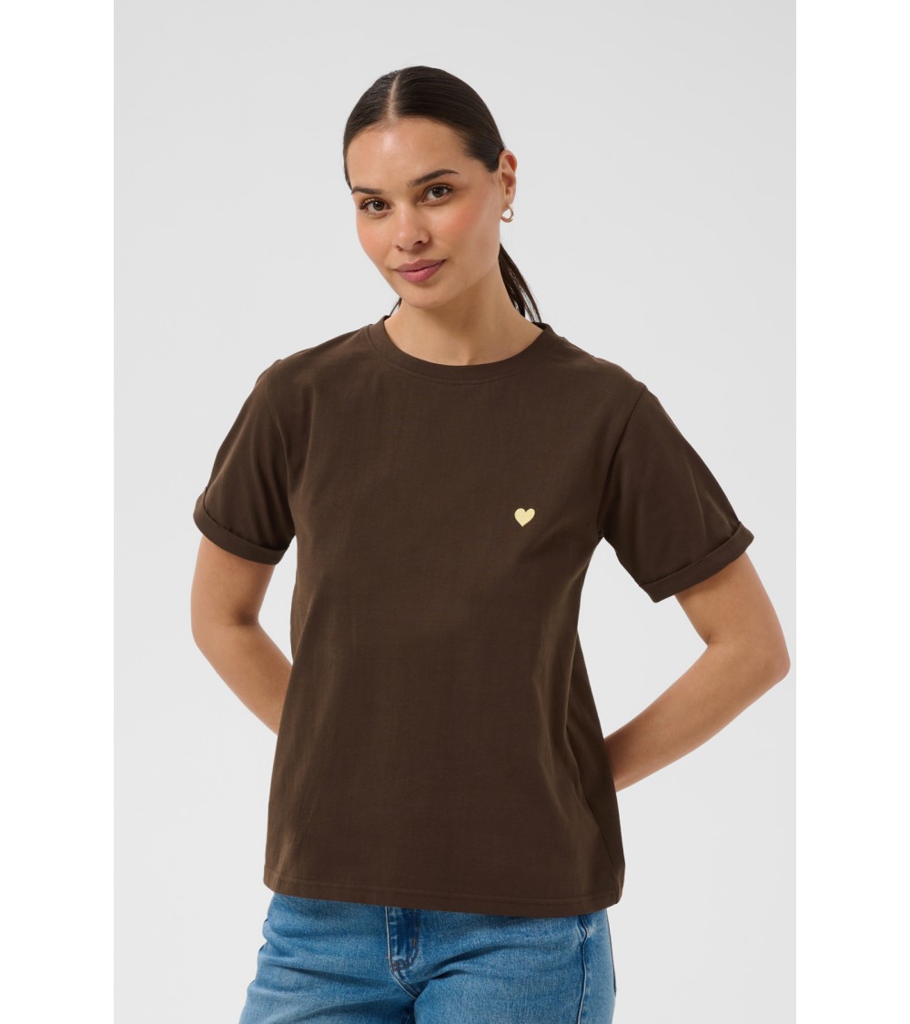 CAMISETA BÁSICA CORAZÓN KAFFE