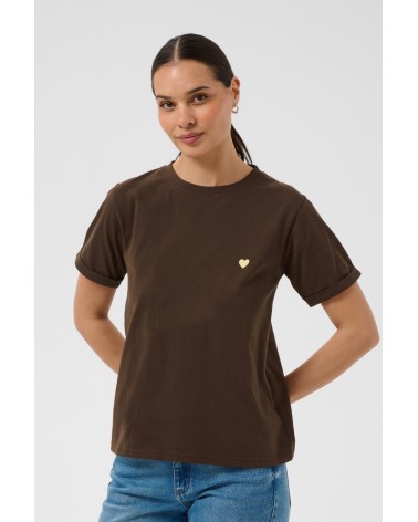 CAMISETA BÁSICA CORAZÓN KAFFE