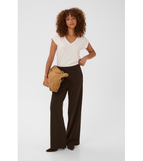 PANTALÓN CONFORTABLE CON GOMA KAFFE