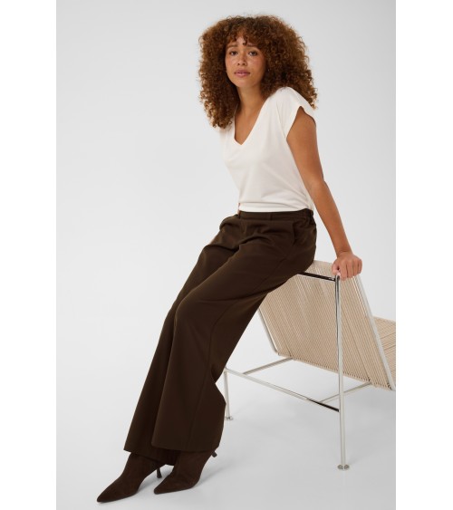 PANTALÓN CONFORTABLE CON GOMA KAFFE