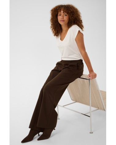 PANTALÓN CONFORTABLE CON GOMA KAFFE