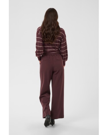 PANTALÓN CONFORTABLE CON GOMA KAFFE