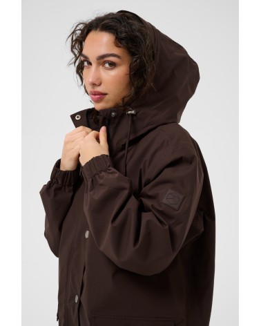 PARKA LIGERA OVERSIZE KAFFE
