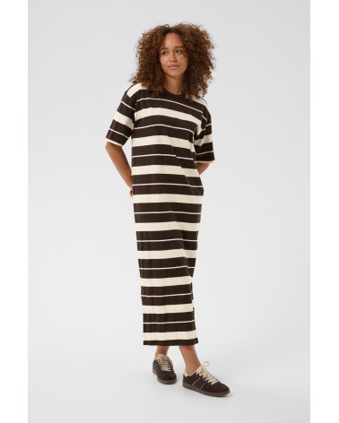 VESTIDO MIDI DE ALGODÓN KAFFE