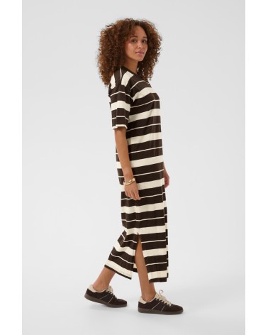 VESTIDO MIDI DE ALGODÓN KAFFE