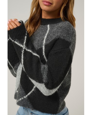 JERSEY ROMBOS MEZCLA LANA Y ALPACA DE KAFFE