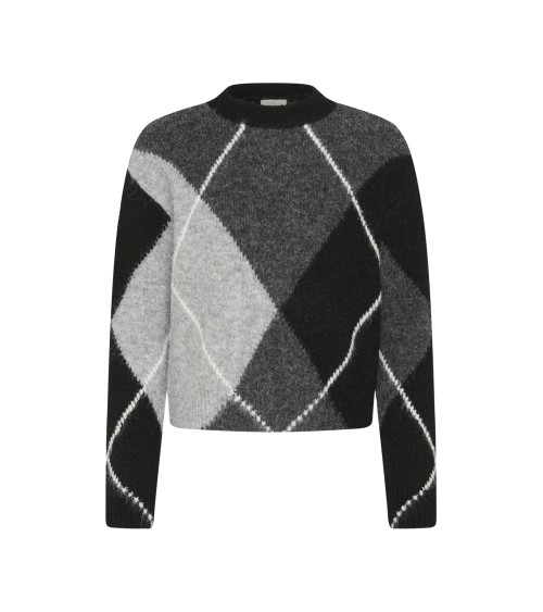 JERSEY ROMBOS MEZCLA LANA Y ALPACA DE KAFFE
