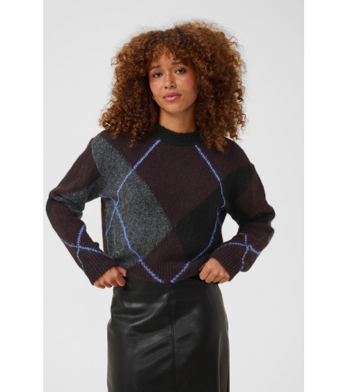 JERSEY ROMBOS MEZCLA LANA Y ALPACA DE KAFFE