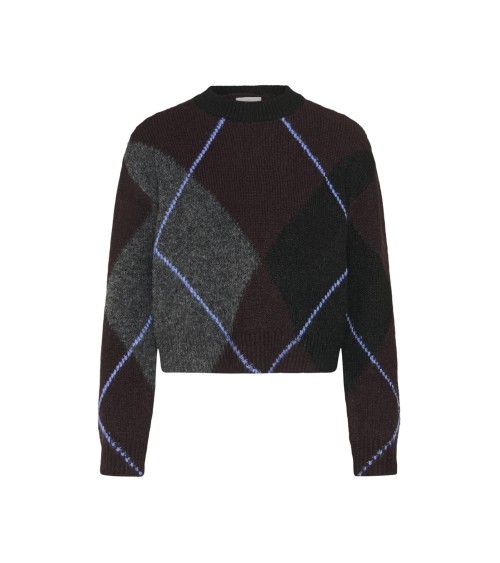 JERSEY ROMBOS MEZCLA LANA Y ALPACA DE KAFFE