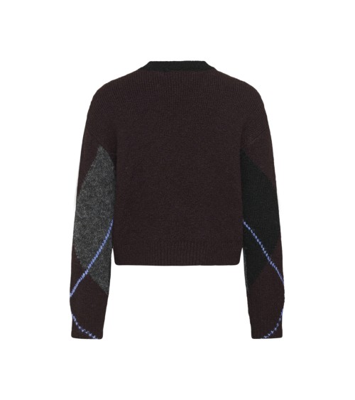 JERSEY ROMBOS MEZCLA LANA Y ALPACA DE KAFFE