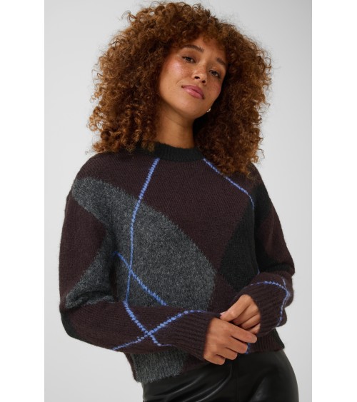 JERSEY ROMBOS MEZCLA LANA Y ALPACA DE KAFFE