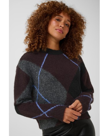 JERSEY ROMBOS MEZCLA LANA Y ALPACA DE KAFFE