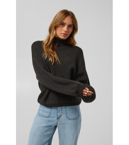 JERSEY ACANALADO DE CUELLO VUELTO KAFFE
