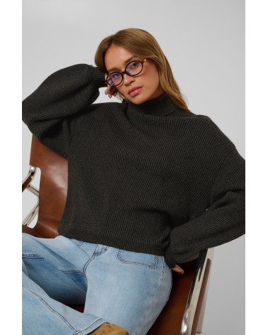 JERSEY ACANALADO DE CUELLO VUELTO KAFFE