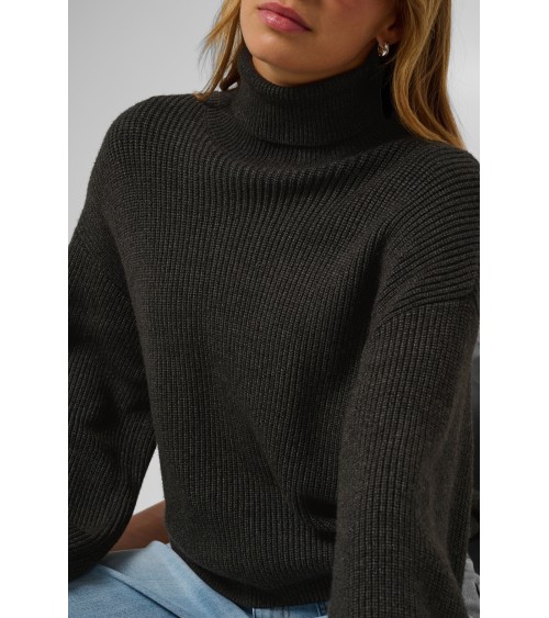 JERSEY ACANALADO DE CUELLO VUELTO KAFFE