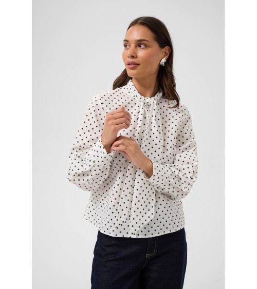 BLUSA MILLY CON LAZADA DE LUNARES KAFFE