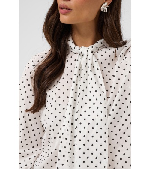 BLUSA MILLY CON LAZADA DE LUNARES KAFFE
