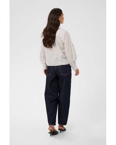 BLUSA MILLY CON LAZADA DE LUNARES KAFFE