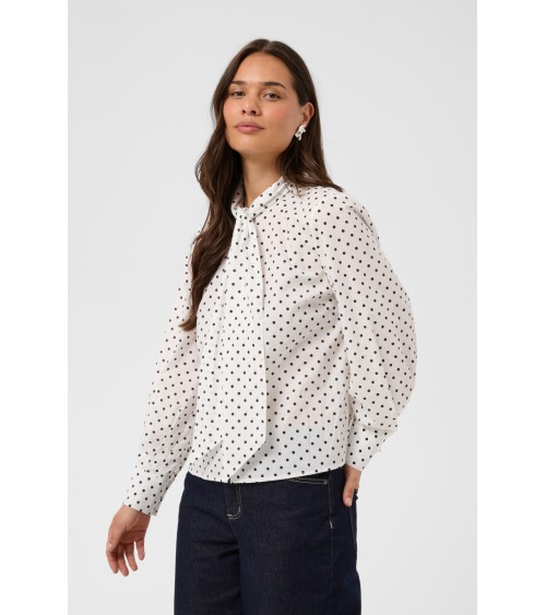BLUSA MILLY CON LAZADA DE LUNARES KAFFE