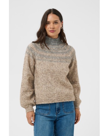 JERSEY DE GRECAS CUELLO CHIMENEA KAFFE