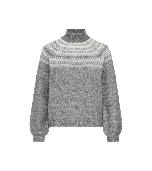 JERSEY DE GRECAS CUELLO CHIMENEA KAFFE