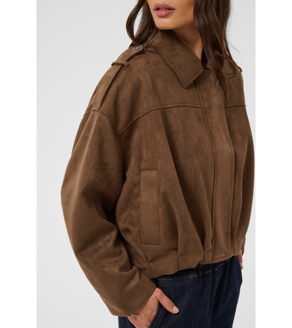 CAZADORA BOMBER OVERSIZE TEJIDO VELVET DE KAFFE