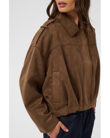 CAZADORA BOMBER OVERSIZE TEJIDO VELVET DE KAFFE