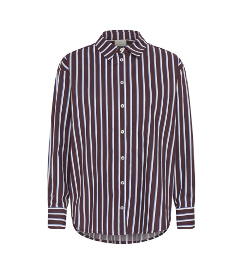 CAMISA OVERSIZE DE RAYAS KAFFE