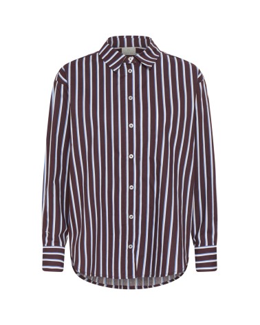 CAMISA OVERSIZE DE RAYAS KAFFE