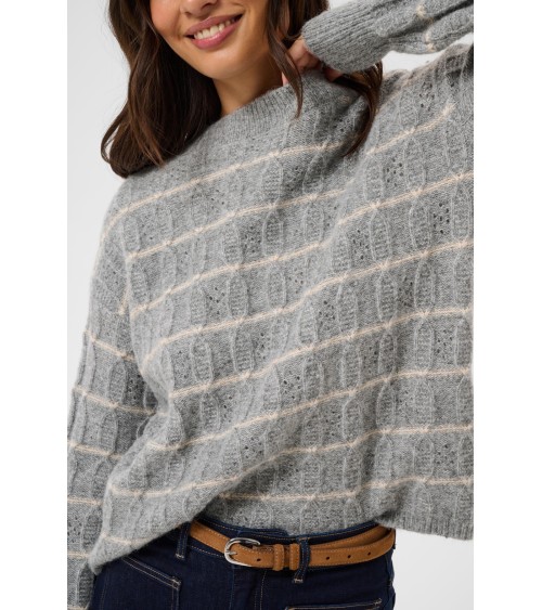 JERSEY CON CALADOS, OCHOS Y RAYAS DE KAFFE