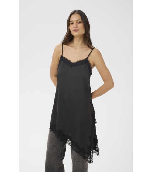 TOP LENCERO BAJO ASIMÉTRICO CON PUNTILLA DE KAFFE