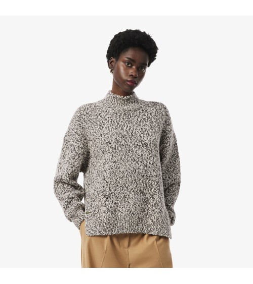 JERSEY DE LANA MERCERIZADA CUELLO CHIMENEA LACOSTE