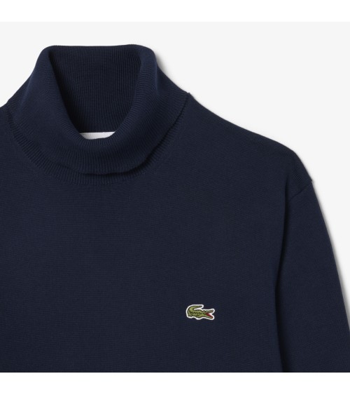 JERSEY BÁSICO CUELLO VUELTO DE ALGODÓN LACOSTE
