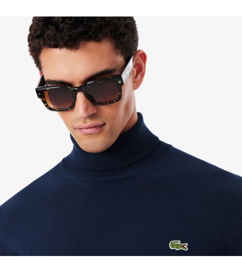 JERSEY BÁSICO CUELLO VUELTO DE ALGODÓN LACOSTE