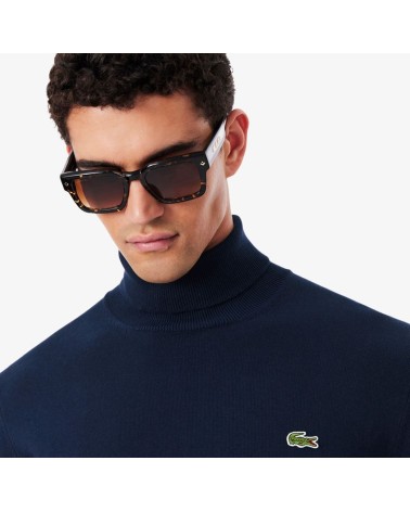 JERSEY BÁSICO CUELLO VUELTO DE ALGODÓN LACOSTE