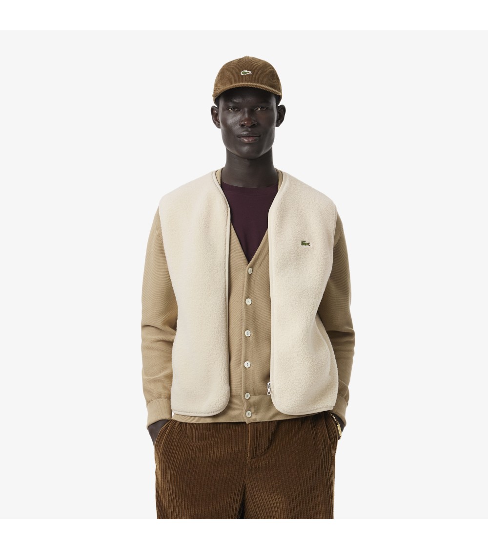 CHALECO DE BORREGUILLO UNISEX LACOSTE