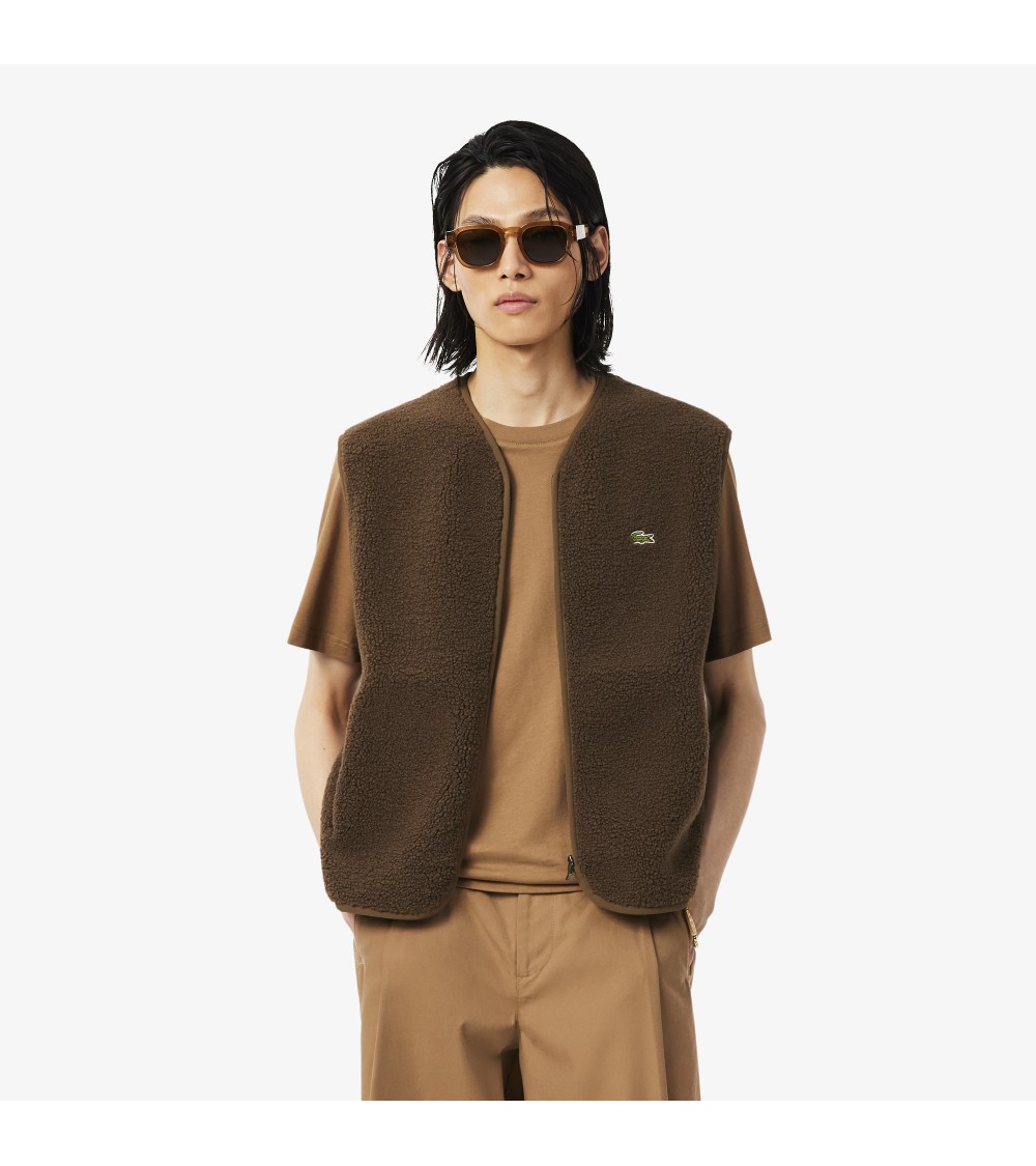CHALECO DE BORREGUILLO UNISEX LACOSTE
