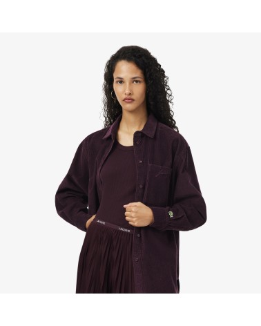 SOBRECAMISA OVERSIZE DE MICROPANA LACOSTE