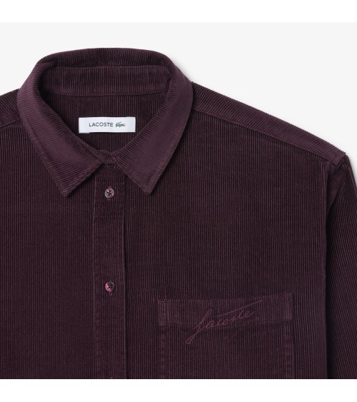 SOBRECAMISA OVERSIZE DE MICROPANA LACOSTE