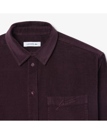 SOBRECAMISA OVERSIZE DE MICROPANA LACOSTE